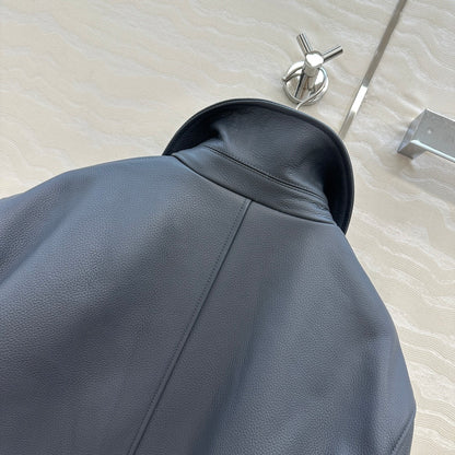 Lem 25fw leather jacket