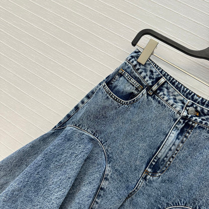 Alai 25fw ruffles jeans