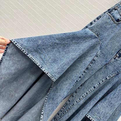 Alai 25fw ruffles jeans