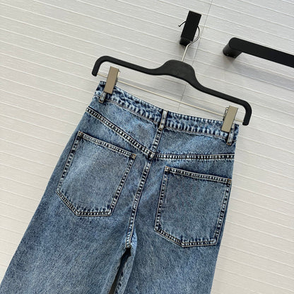 Alai 25fw ruffles jeans