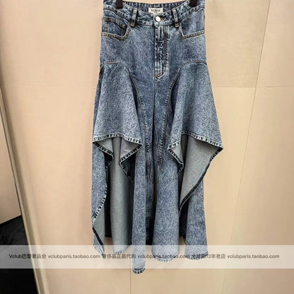 Alai 25fw ruffles jeans