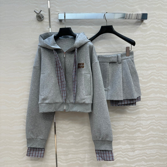 Miu 25fw sweatshirt suit