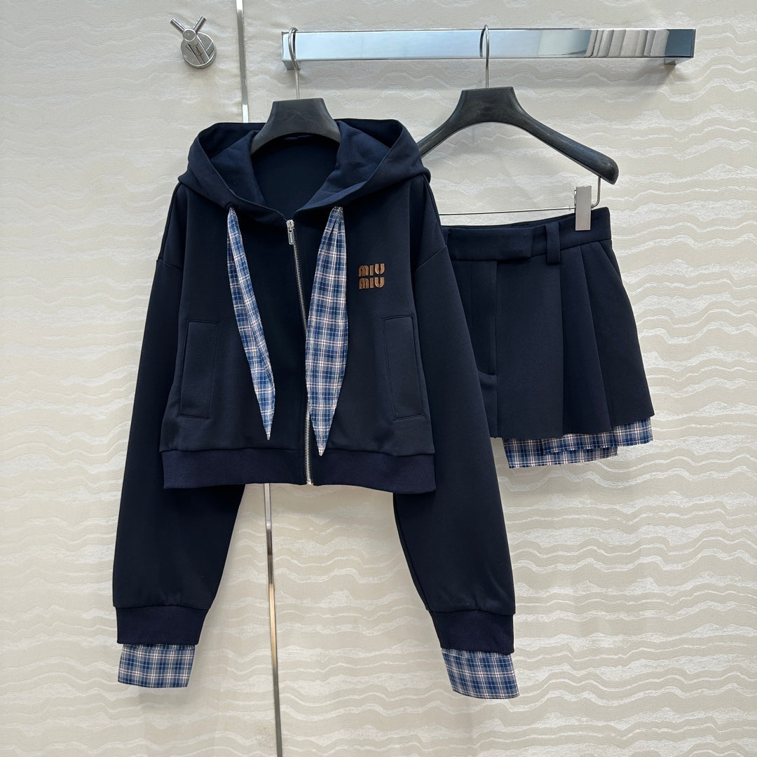 Miu 25fw sweatshirt suit