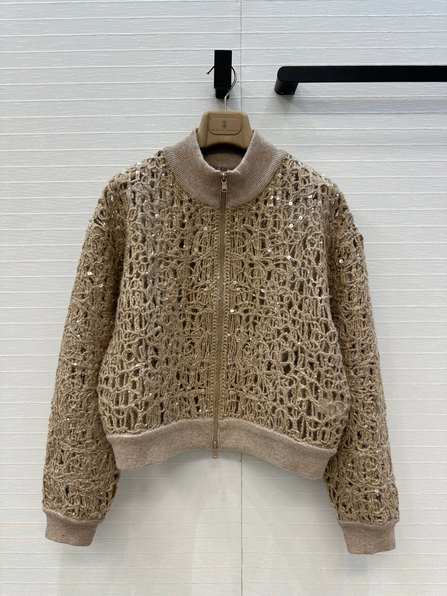 Brune 25fw embroidered cardigan