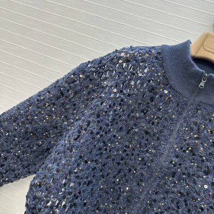 Brune 25fw embroidered cardigan