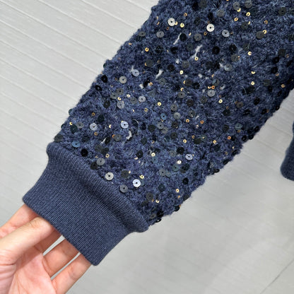 Brune 25fw embroidered cardigan