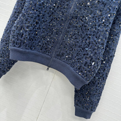 Brune 25fw embroidered cardigan