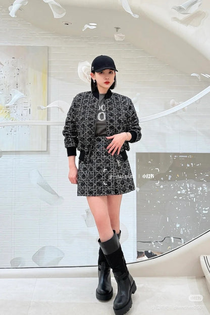 CD 25fw jacquard jacket