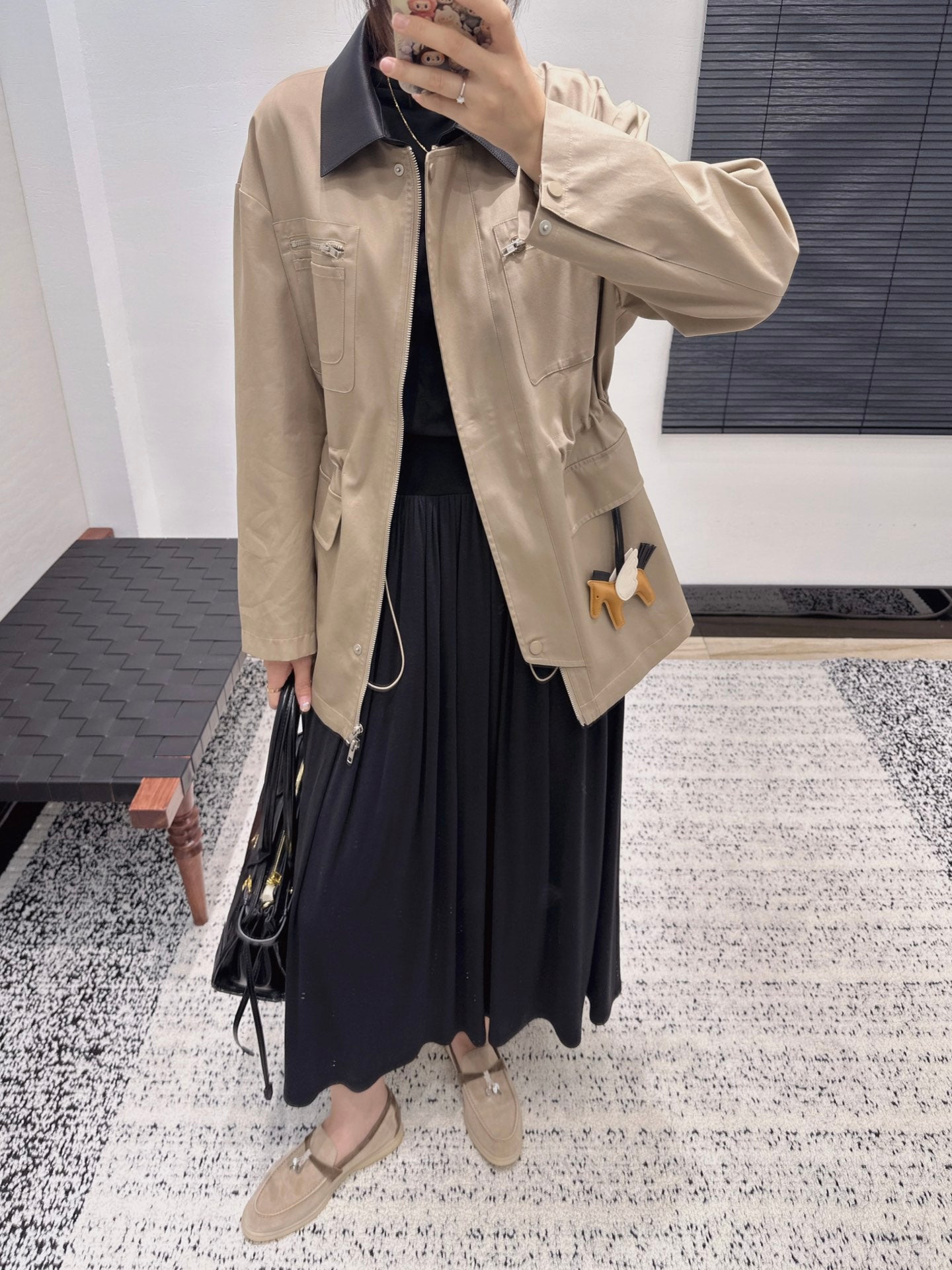 Herm 25fw trench coat