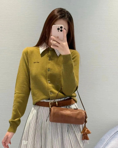 Miu 25fw all-match cardigan