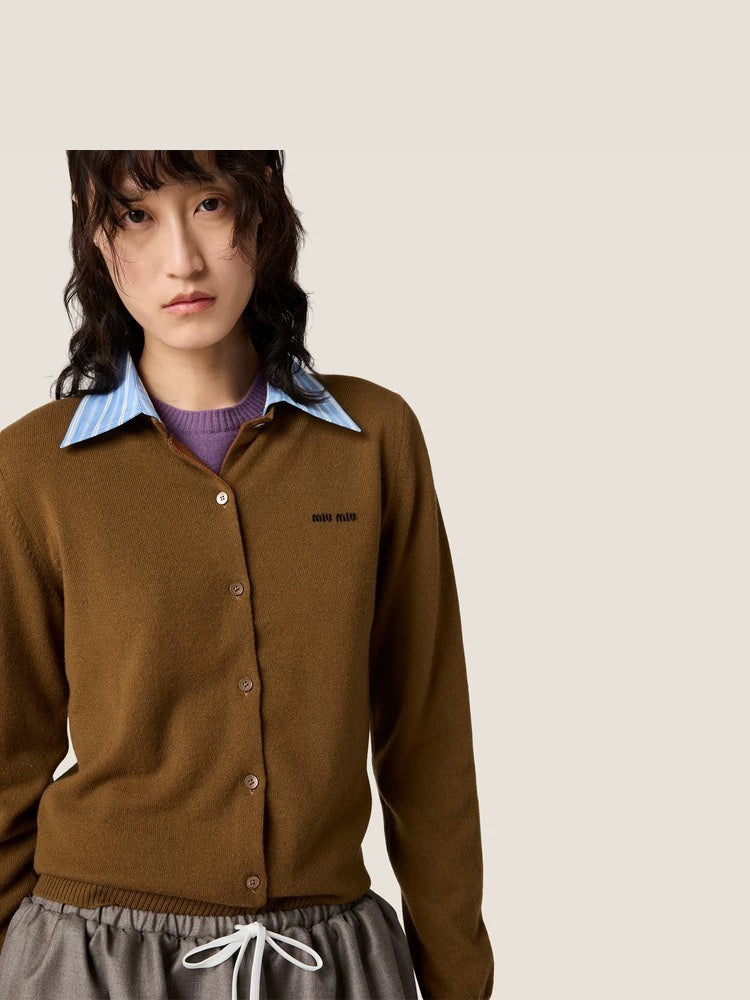 Miu 25fw all-match cardigan
