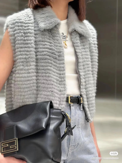 Fend 25fw fur vest