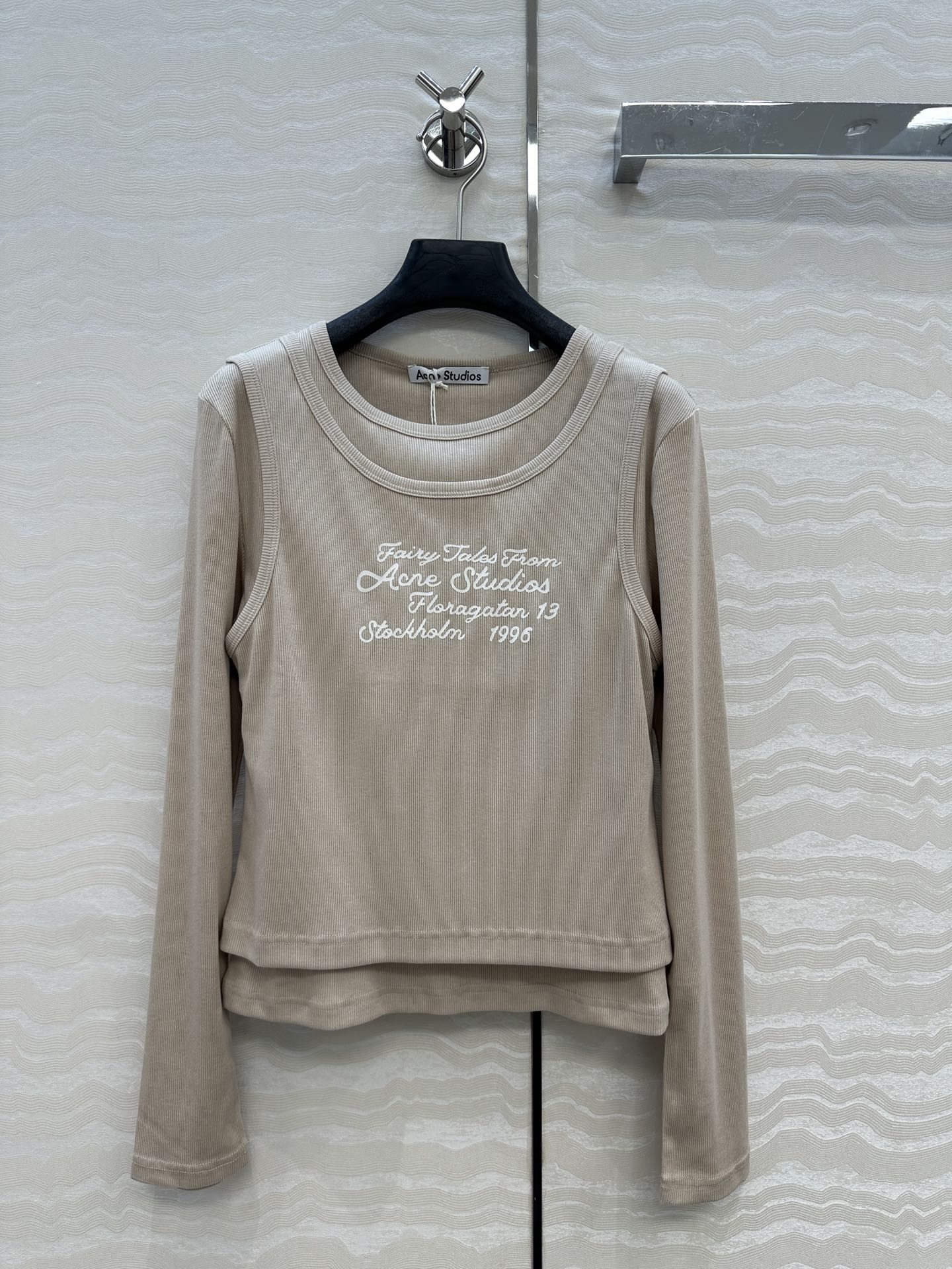 Acn 25fw printed shirt