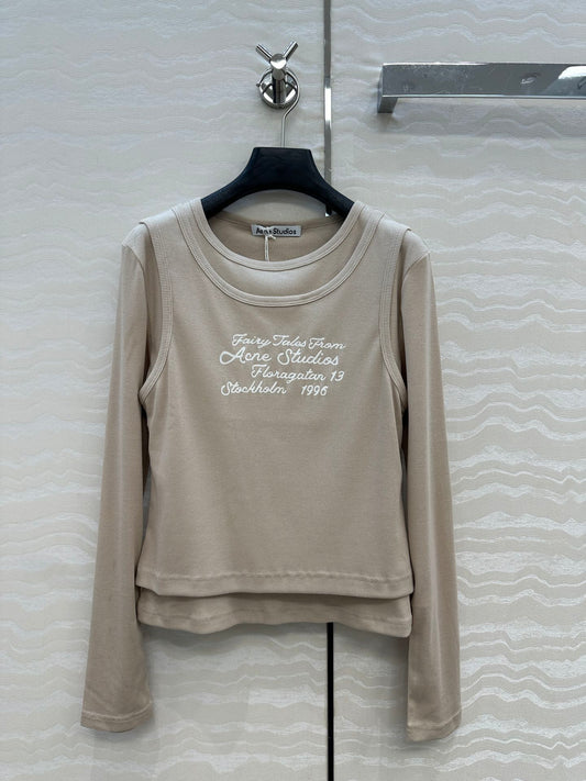 Acn 25fw printed shirt