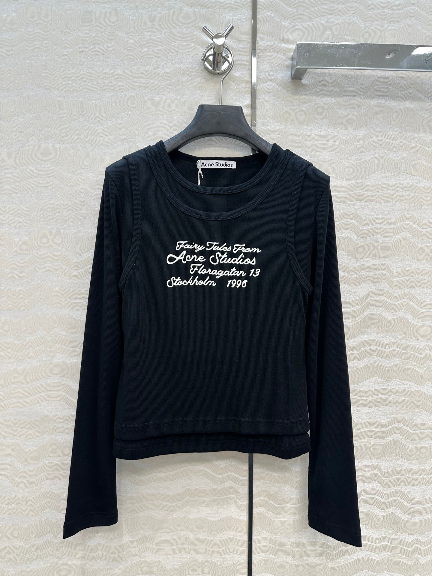 Acn 25fw printed shirt