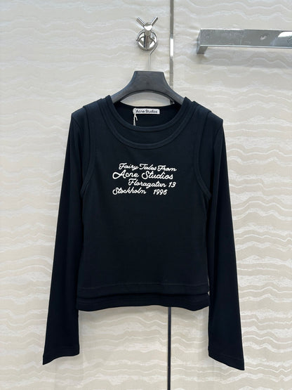 Acn 25fw printed shirt