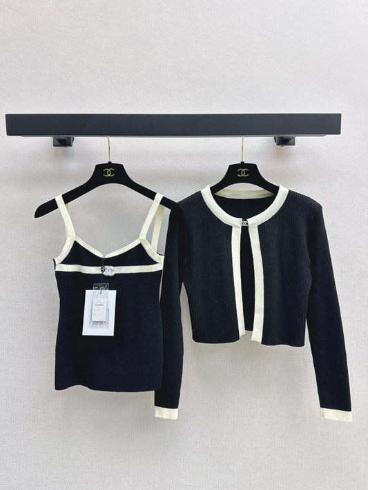 Chan 25fw knitted set