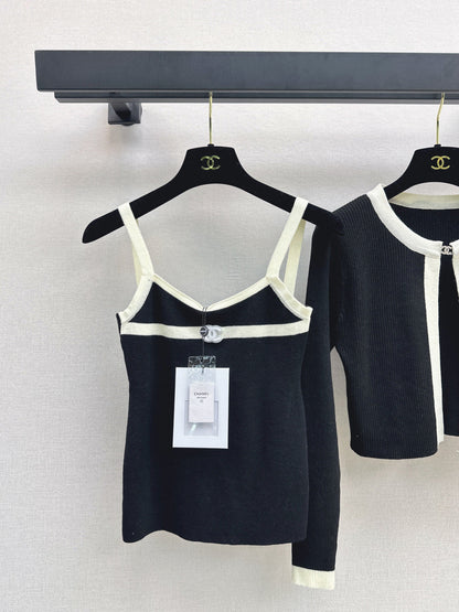 Chan 25fw knitted set
