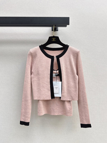 Chan 25fw knitted set