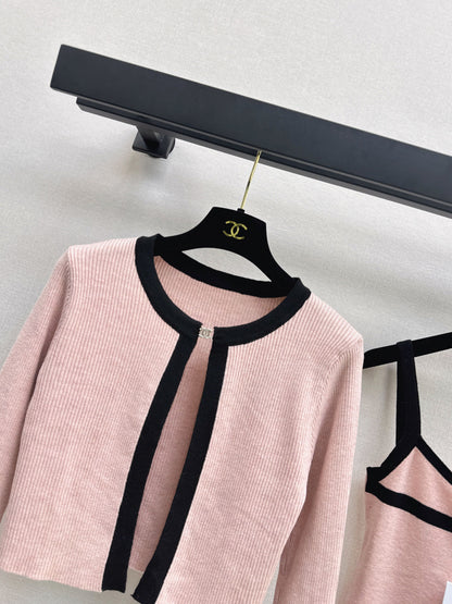 Chan 25fw knitted set