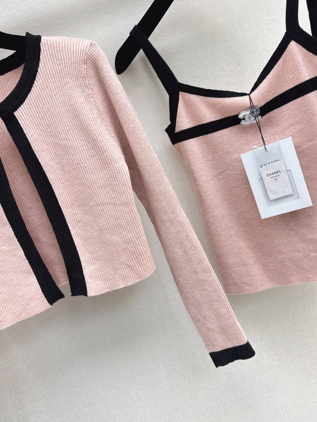 Chan 25fw knitted set