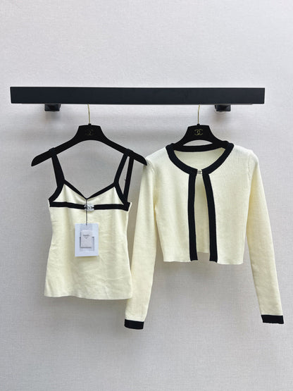 Chan 25fw knitted set