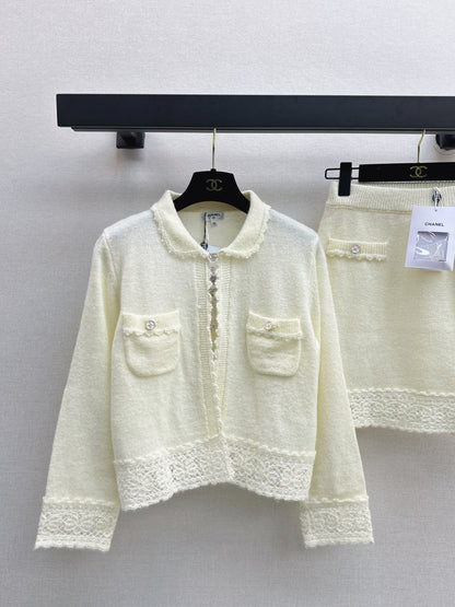 Chan 25fw knitted suit