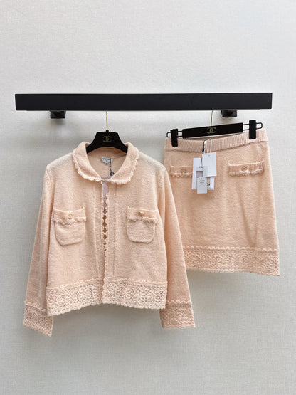 Chan 25fw knitted suit