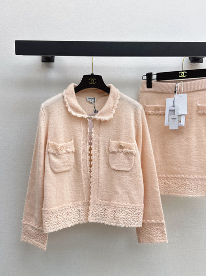 Chan 25fw knitted suit