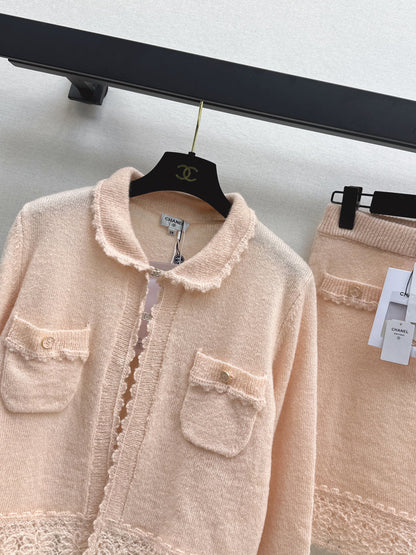 Chan 25fw knitted suit