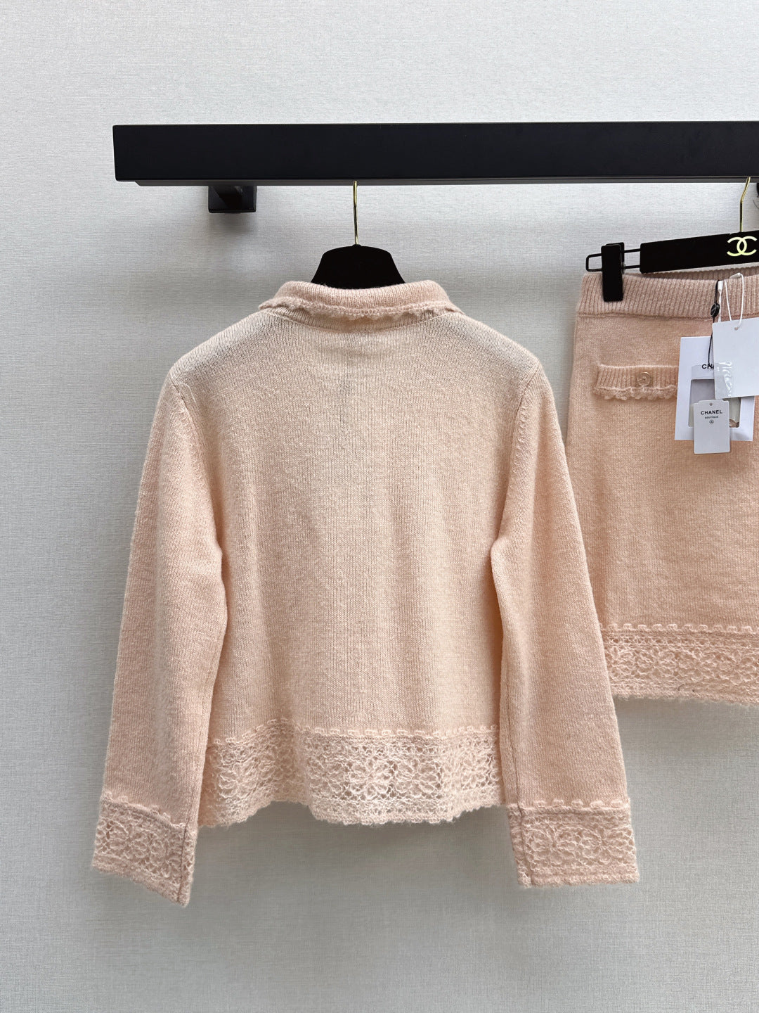 Chan 25fw knitted suit