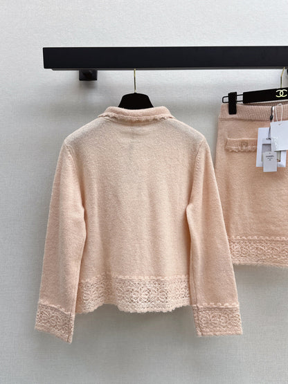 Chan 25fw knitted suit