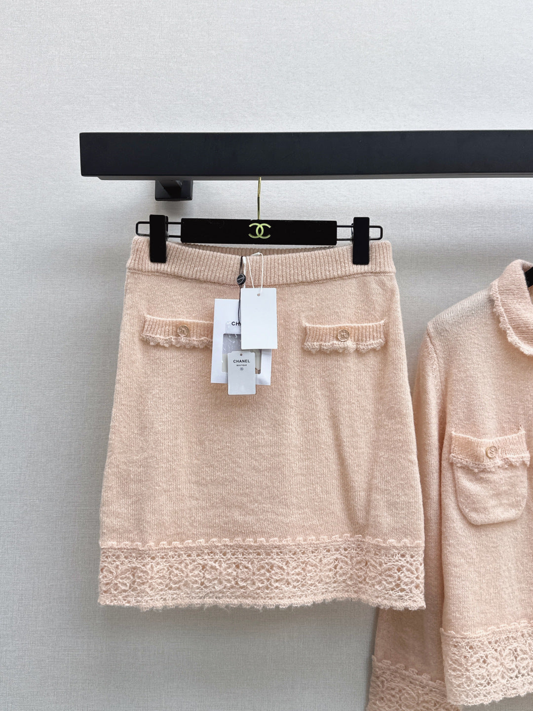 Chan 25fw knitted suit