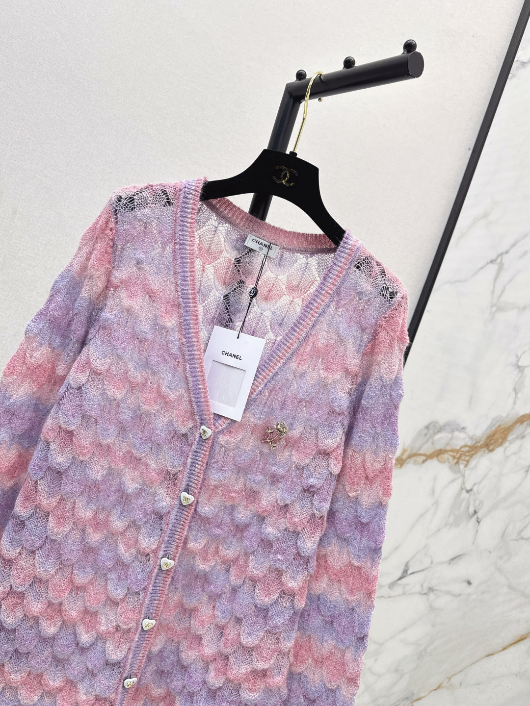 Chan 25fw knitted cardigan