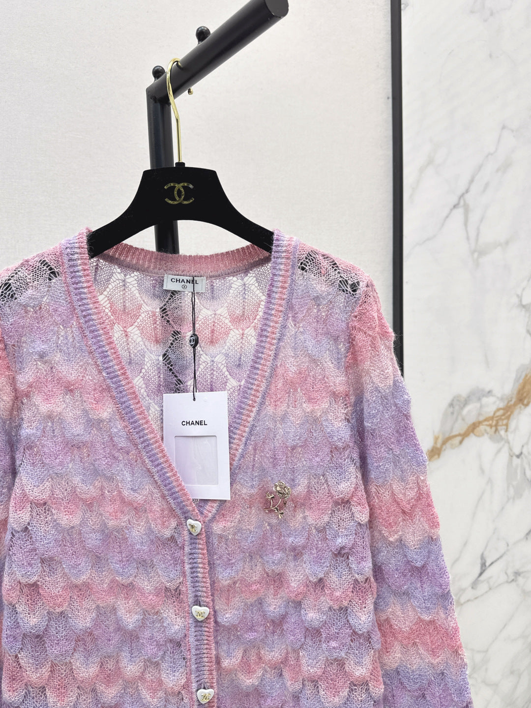 Chan 25fw knitted cardigan