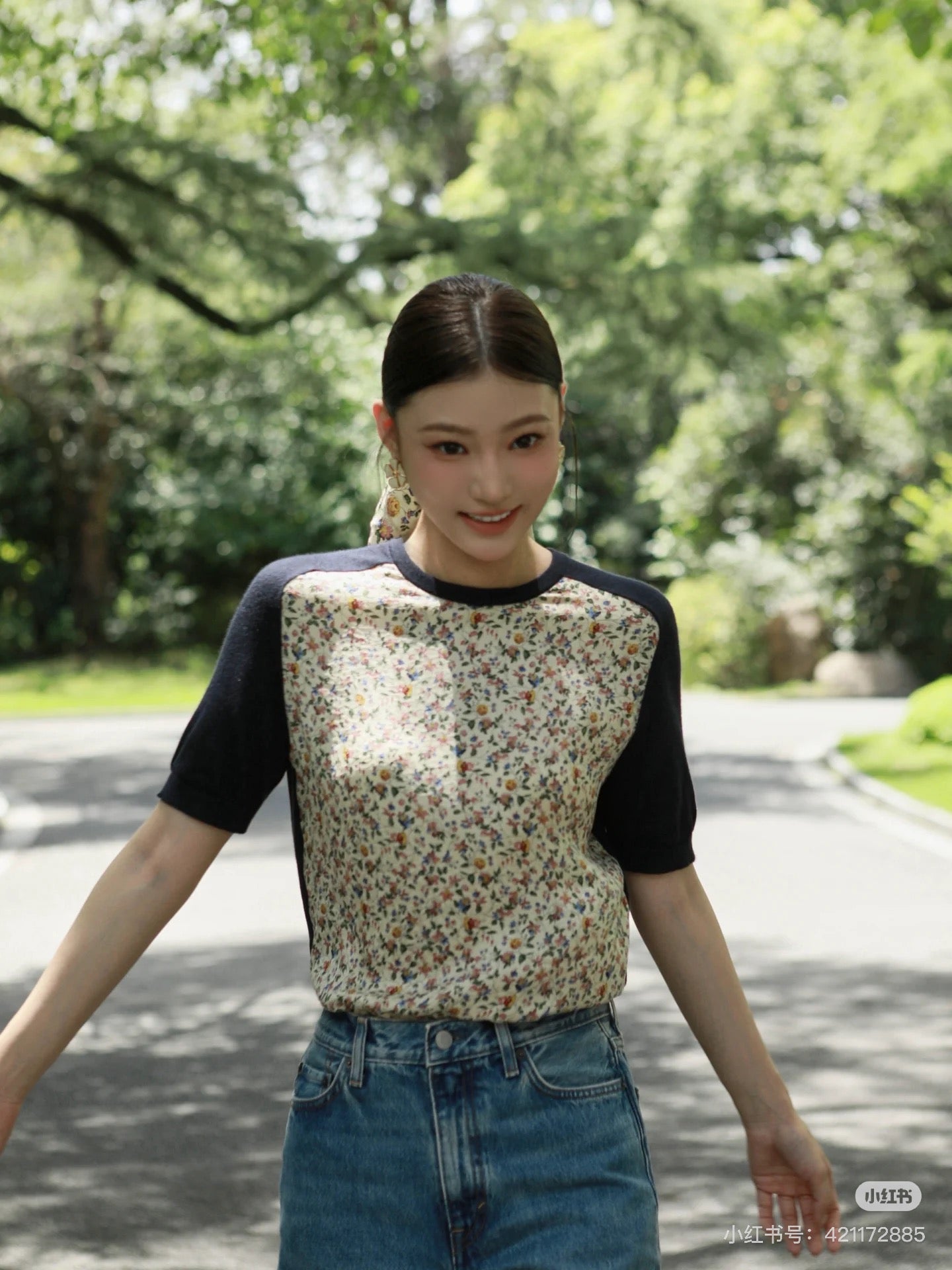 Loro 25fw printed sweated