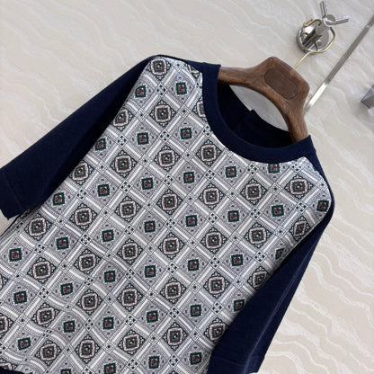 Loro 25fw printed sweater