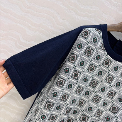 Loro 25fw printed sweater