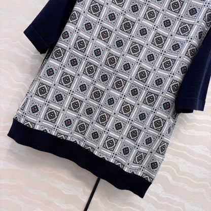 Loro 25fw printed sweater
