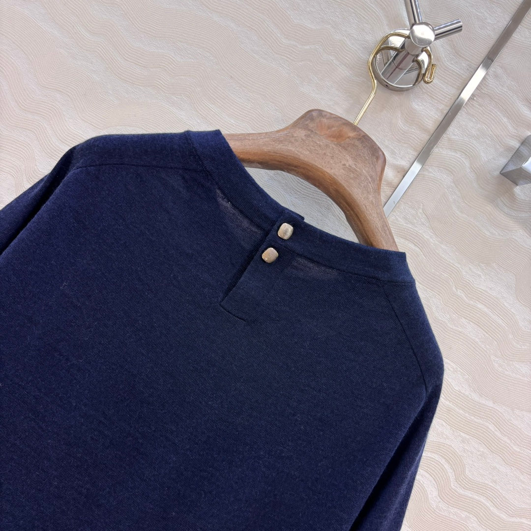 Loro 25fw printed sweater
