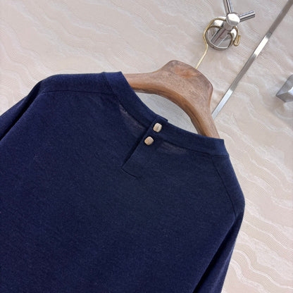 Loro 25fw printed sweater