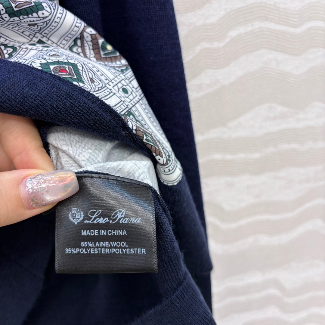 Loro 25fw printed cardigan