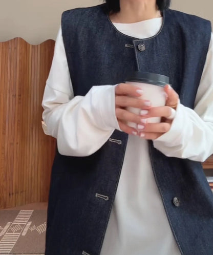 Margie 25fw retro vest