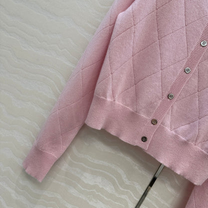 Pra 25fw jacquard cardigan