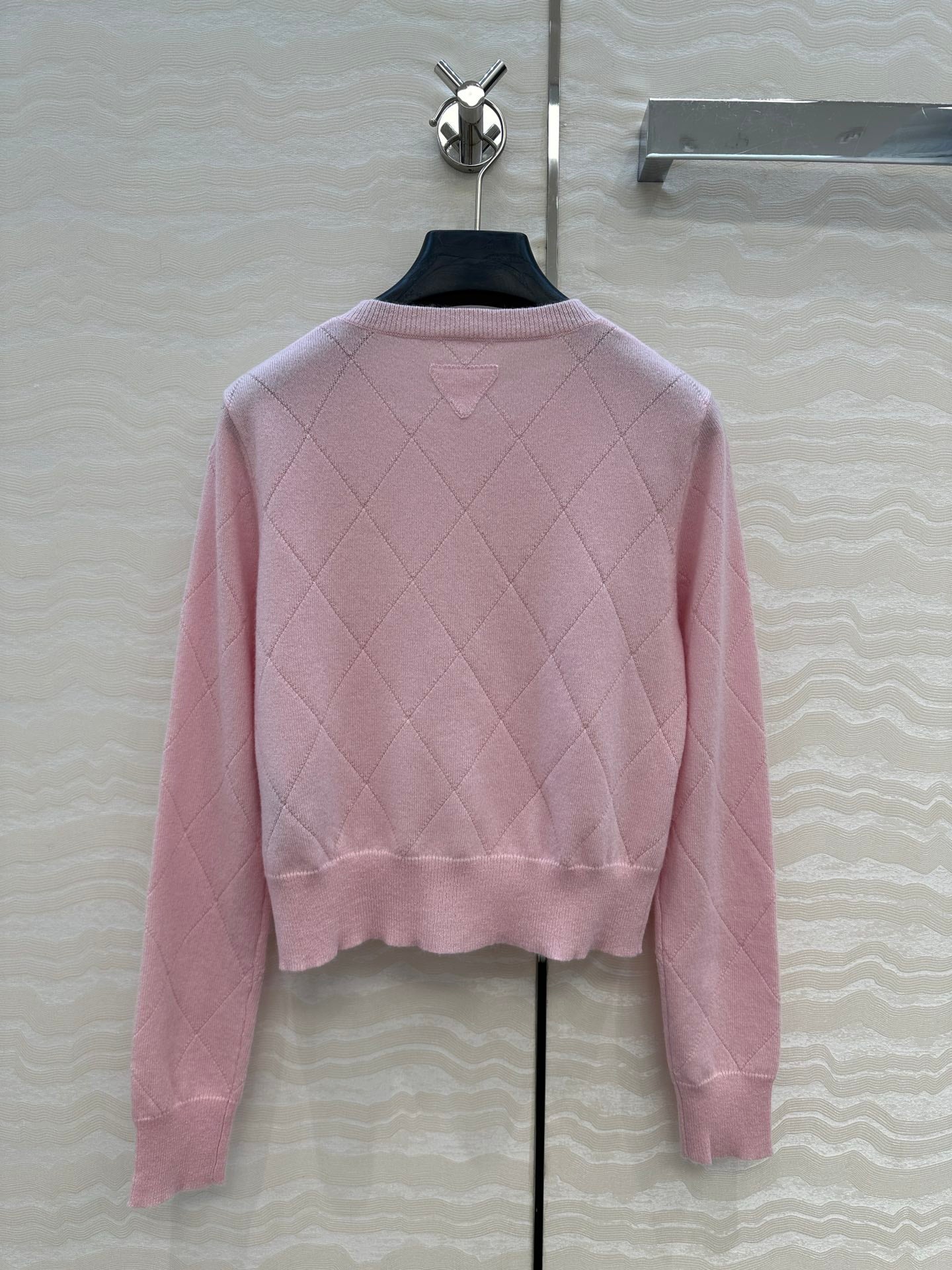 Pra 25fw jacquard cardigan
