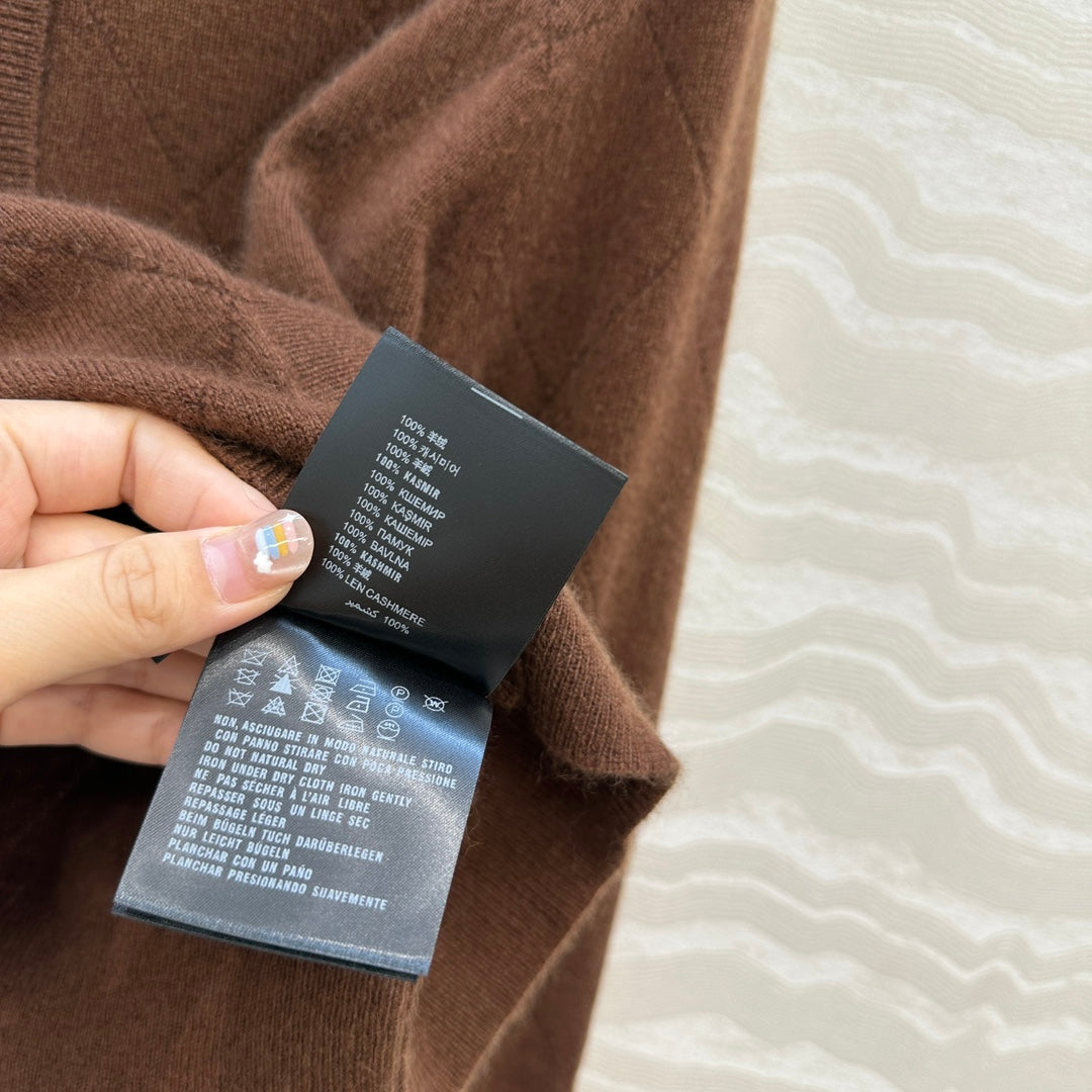 Pra 25fw jacquard cardigan