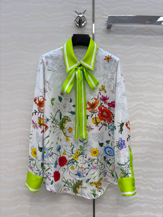 Guc 25fw silk shirt