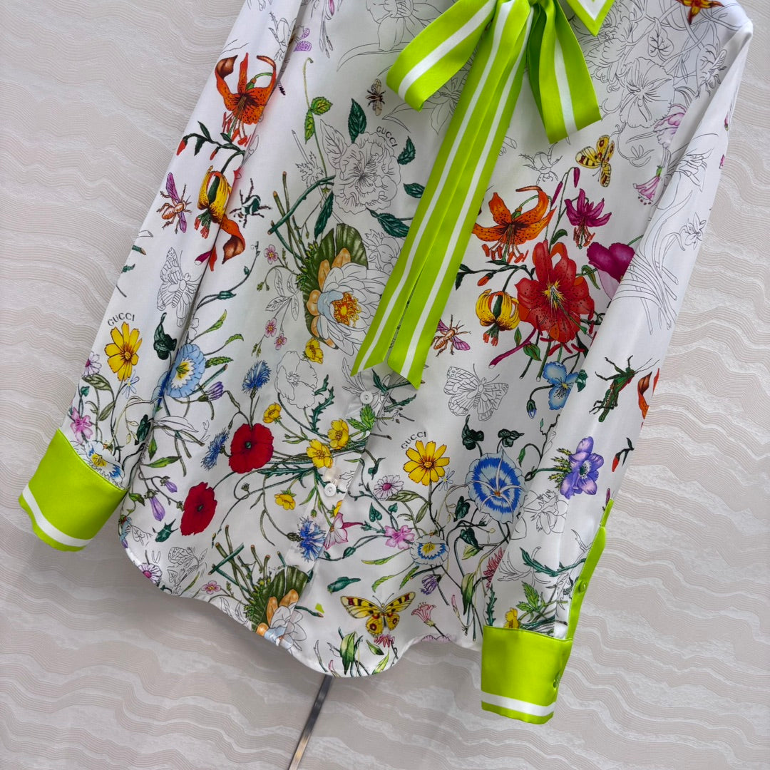 Guc 25fw silk shirt