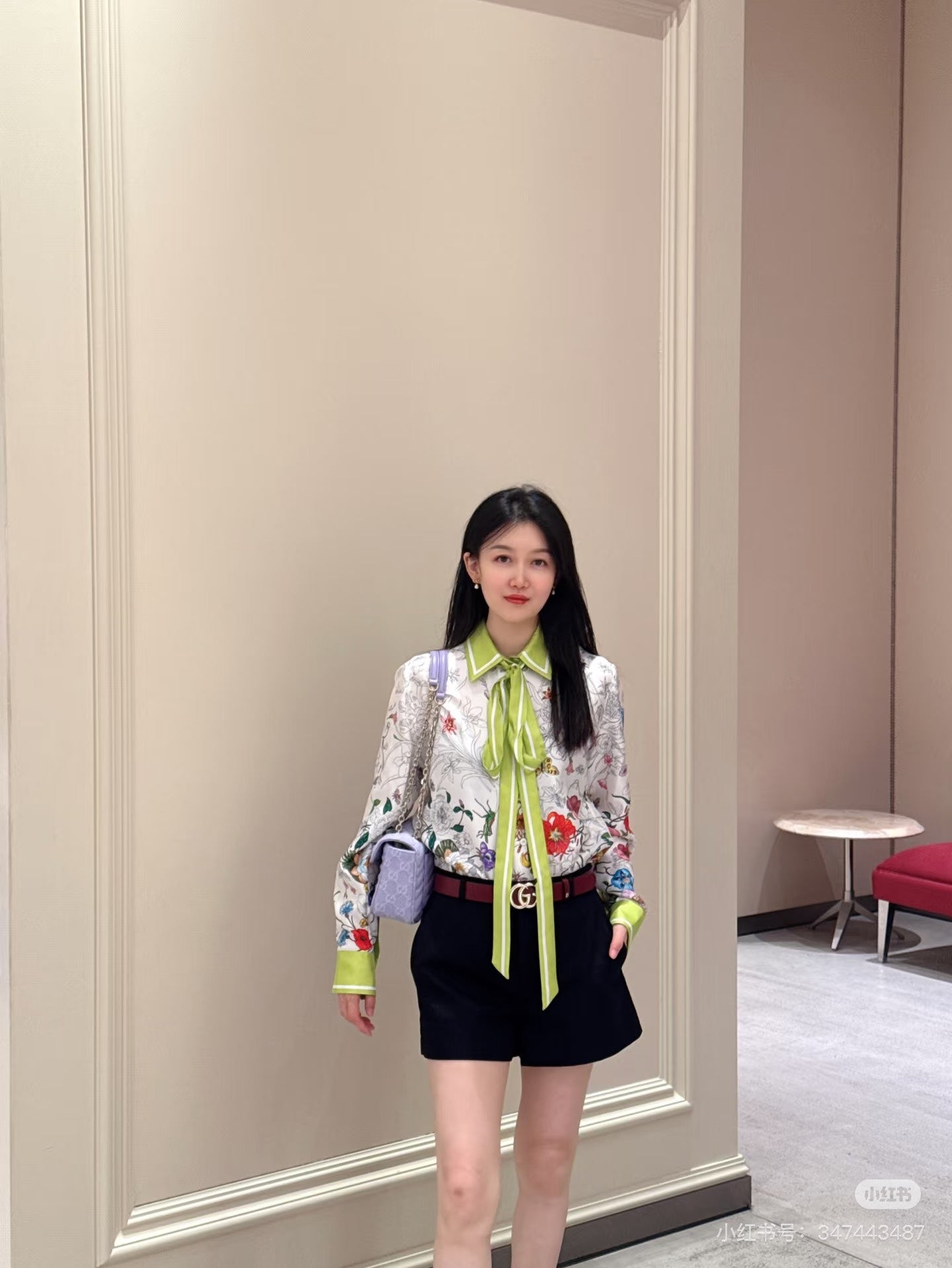 Guc 25fw silk shirt