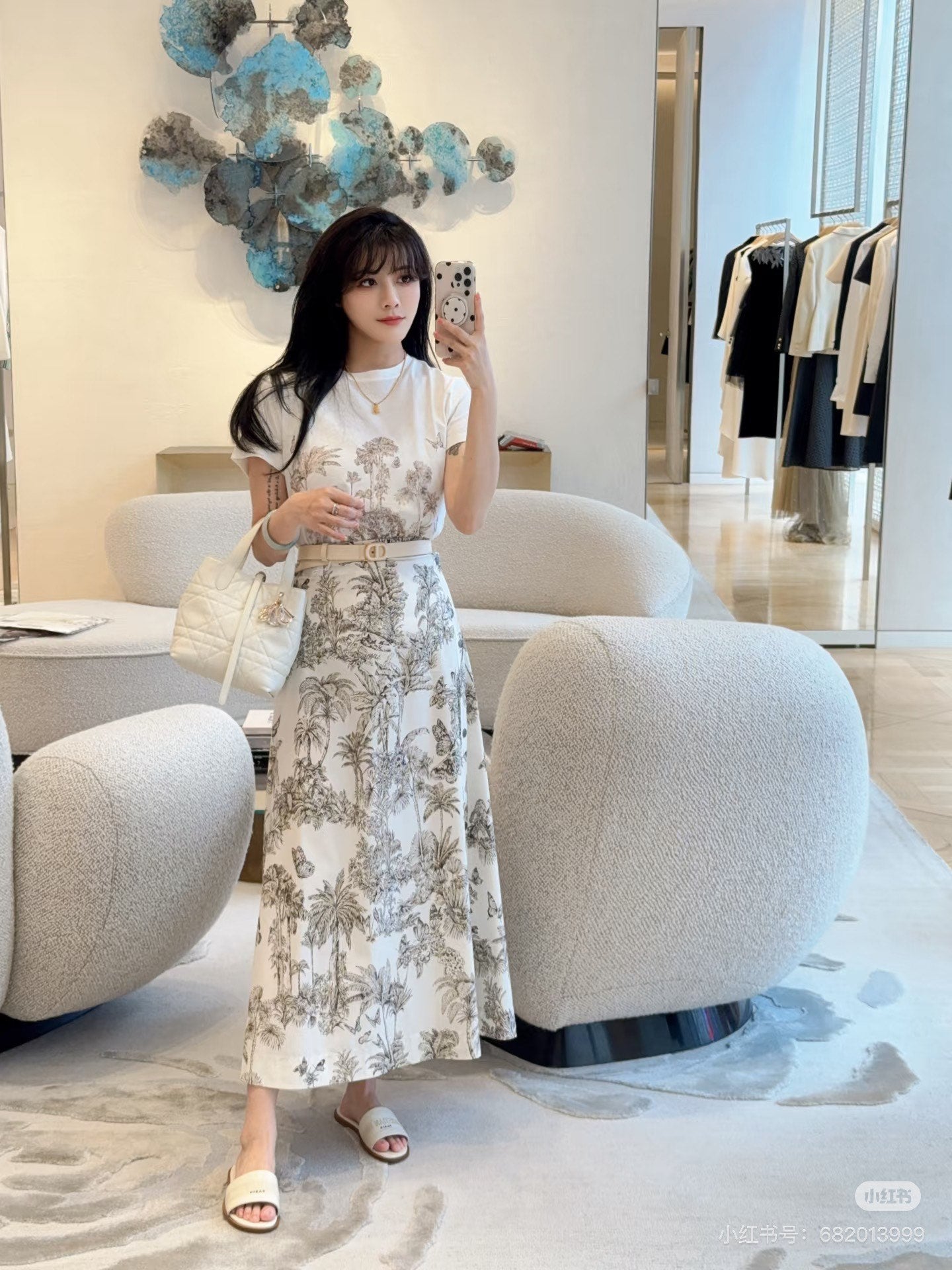 CD 25fw printed skirts